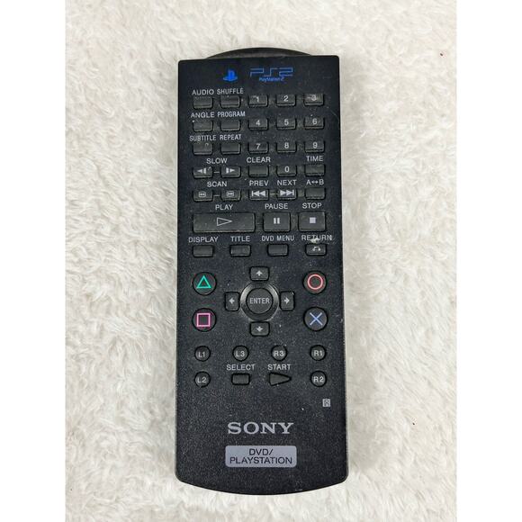Sony PlayStation 2 PS2 DVD Remote Control SCPH-10150 REMOTE ONLY NO RECEIVER - Picture 1 of 6